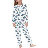 Pigeon Pattern Print Design 02 Kids' Boys' Girls' All Over Print Pajama Set