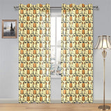 English Bulldog Pattern Print Design 02 Gauze Curtain