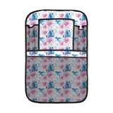 Hummingbird Pattern Print Design 02 Car Seat Back Organizer