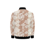 Beautiful hexagon japanese pattern Kids' Boys' Girls' Bomber Jacket