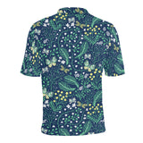 butterfly leaves pattern Men's All Over Print Polo Shirt