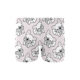 Cute french bulldog pattern Men's Swimming Trunks