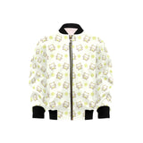 Cute cartoon frog baby pattern Kids' Boys' Girls' Bomber Jacket