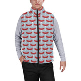 Sausage Pattern Print Design 02 Men's Padded Vest