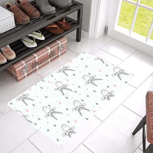 Cute goat design pattern Doormat