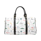 Cute cartoon dinosaurs tree pattern Travel Bag