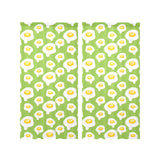 Fried Eggs Pattern Print Design 01 Gauze Curtain