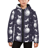 Chihuahua space helmet. astronaut pattern Kids' Boys' Girls' Padded Hooded Jacket