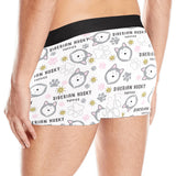Siberian Husky design pattern Men's All Over Print Boxer Briefs Men's Underwear