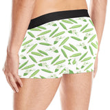 Green Peas Pattern Print Design 04 Men's All Over Print Boxer Briefs Men's Underwear
