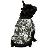 Japanese crane ornament elements All Over Print Pet Dog Round Neck Fuzzy Shirt