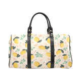 lemon flower leave pattern Travel Bag
