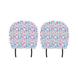 Darts Pattern Print Design 01 Car Headrest Cover