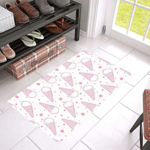 Hand drawn ice cream pattern Doormat