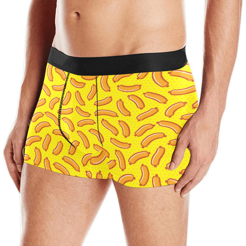 Sausage Pattern Print Design 01 Men's All Over Print Boxer Briefs Men's Underwear