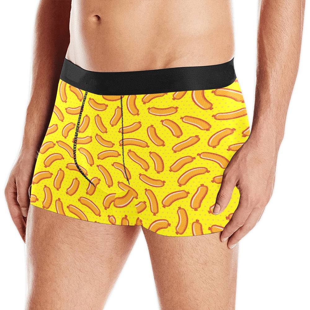 Sausage Pattern Print Design 01 Men's All Over Print Boxer Briefs Men's Underwear