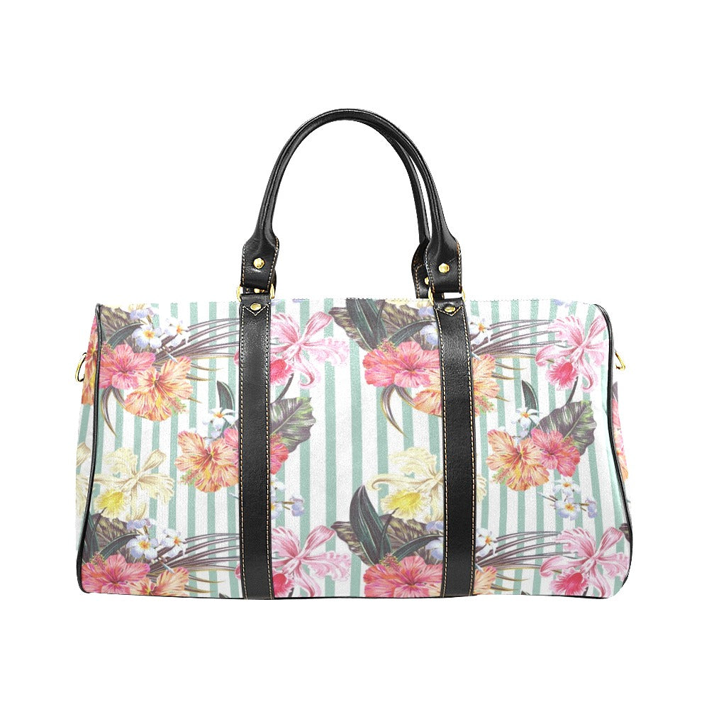 Colorful orchid flower pattern Travel Bag