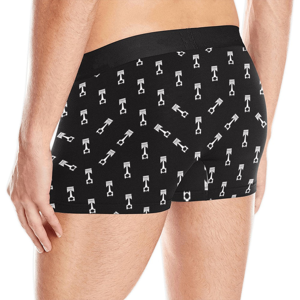 Engine Piston Black Theme Pattern Print Design 03 Men's All Over Print Boxer Briefs Men's Underwear