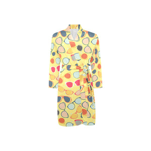 Sun Glasses Pattern Print Design 05 Men's Long Sleeve Belted Night Robe