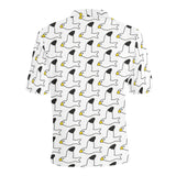 Seagull Pattern Print Design 05 Men's All Over Print Polo Shirt