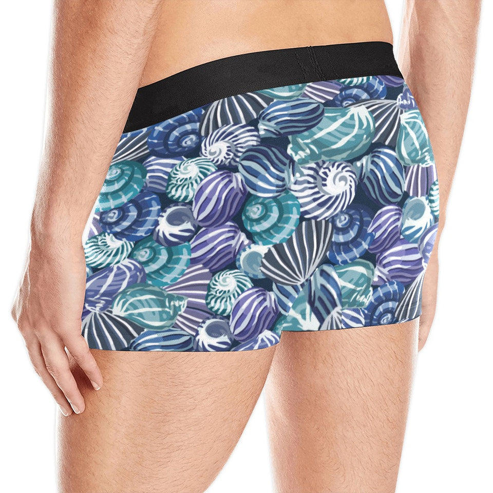 Shell design pattern Men's All Over Print Boxer Briefs Men's Underwear