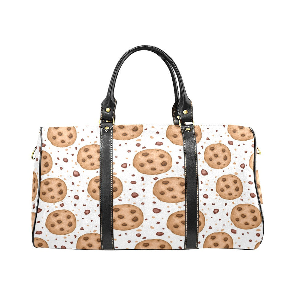 chocolate chip cookie pattern Travel Bag