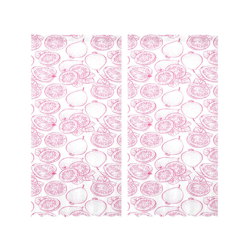 Sketch guava pattern Gauze Curtain