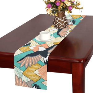 Eagle Pattern Print Design 02 Table Runner