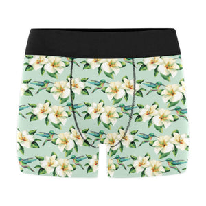 Hummingbird Pattern Print Design 01 Men's All Over Print Boxer Briefs Men's Underwear
