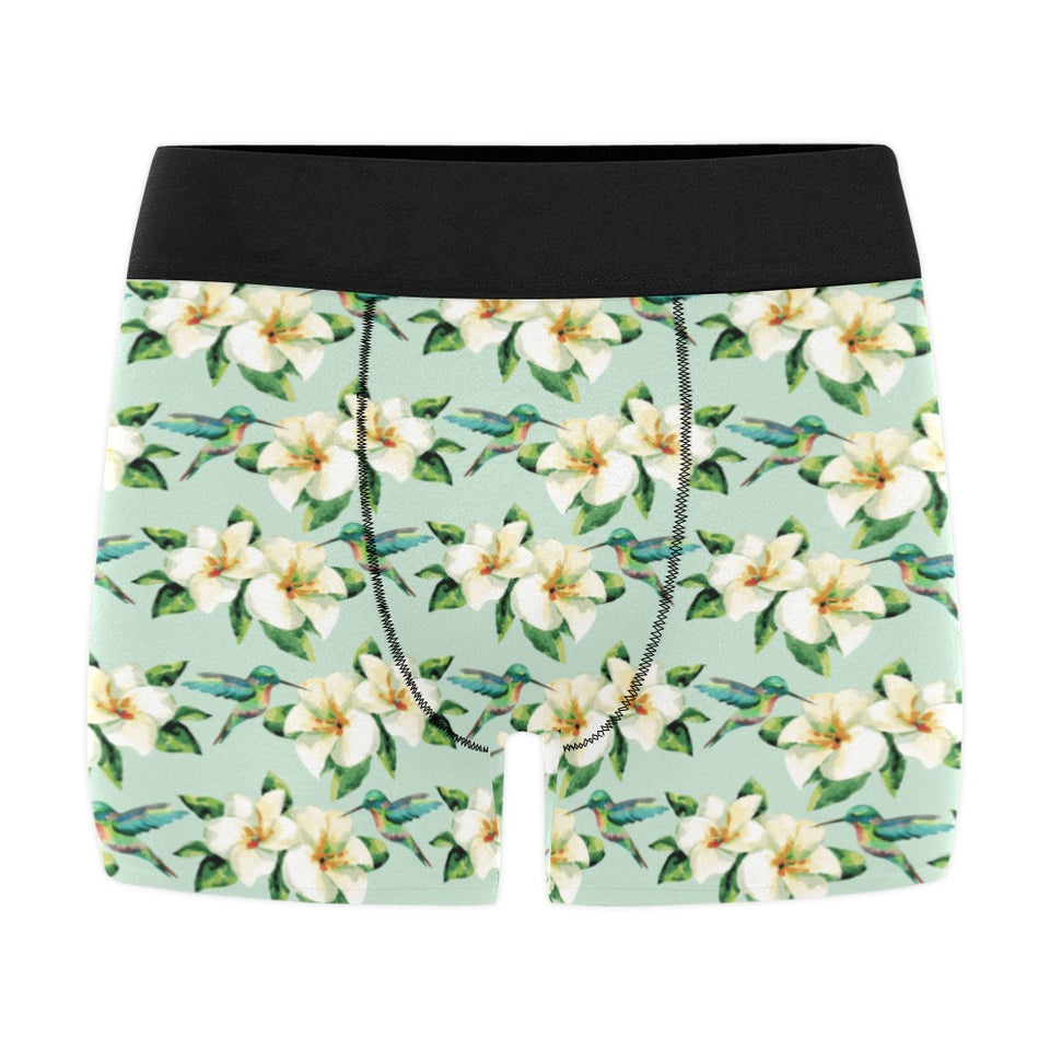 Hummingbird Pattern Print Design 01 Men's All Over Print Boxer Briefs Men's Underwear