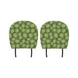 Hop pattern Hop cone background Car Headrest Cover