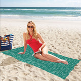 Math Pattern Print Design 01 Beach Towel
