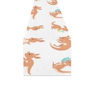 Cute Kangaroo pattern Table Runner