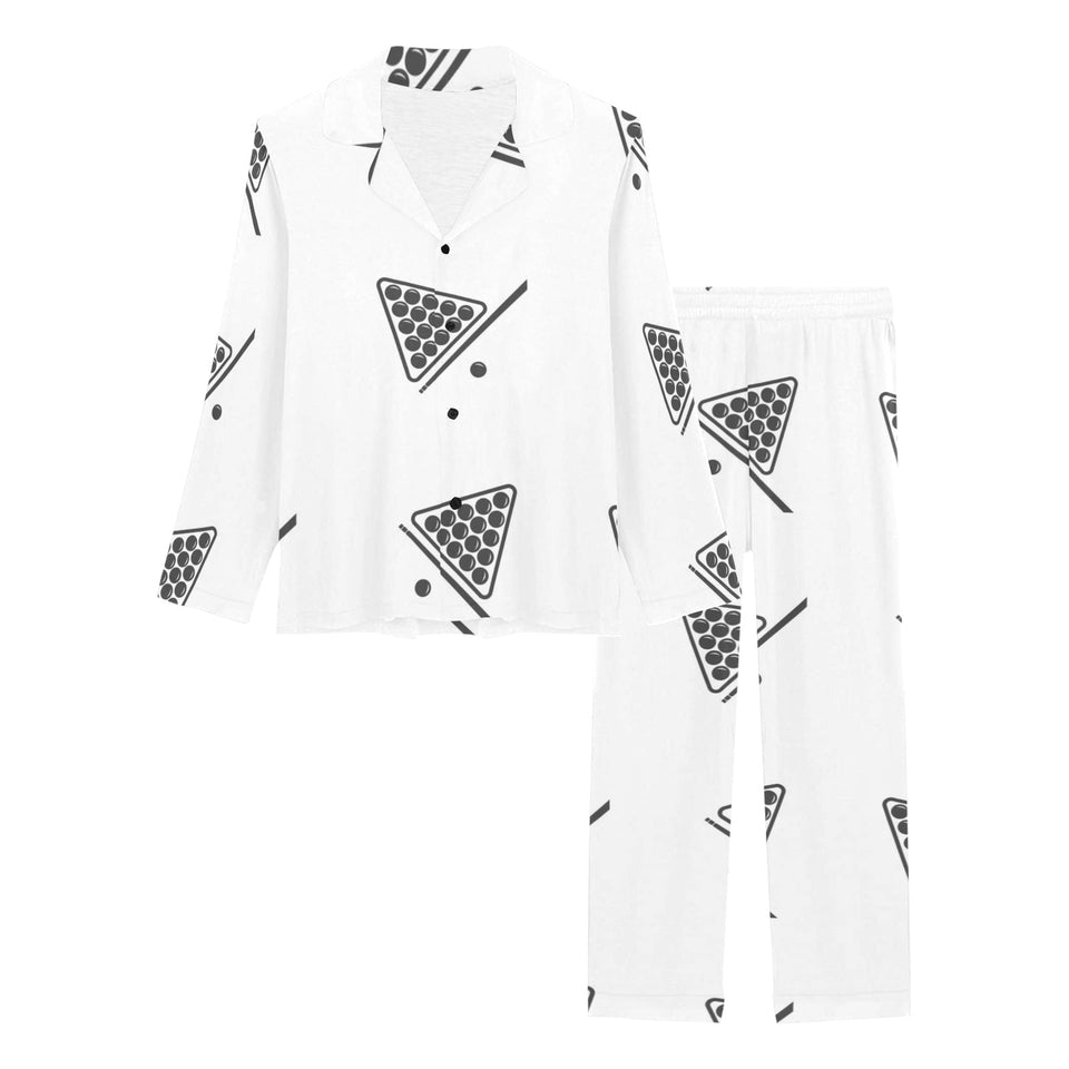 Billiard Ball Pattern Print Design 03 Women's Long Pajama Set