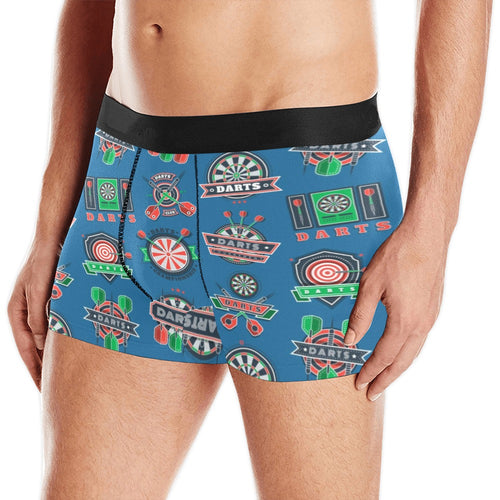 Darts Pattern Print Design 02 Men's All Over Print Boxer Briefs Men's Underwear