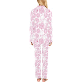 Sketch guava pattern Women's Long Pajama Set