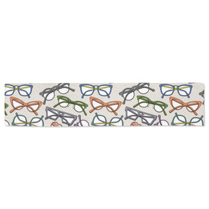 Sun Glasses Pattern Print Design 01 Table Runner