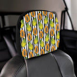 papaya design pattern Car Headrest Cover
