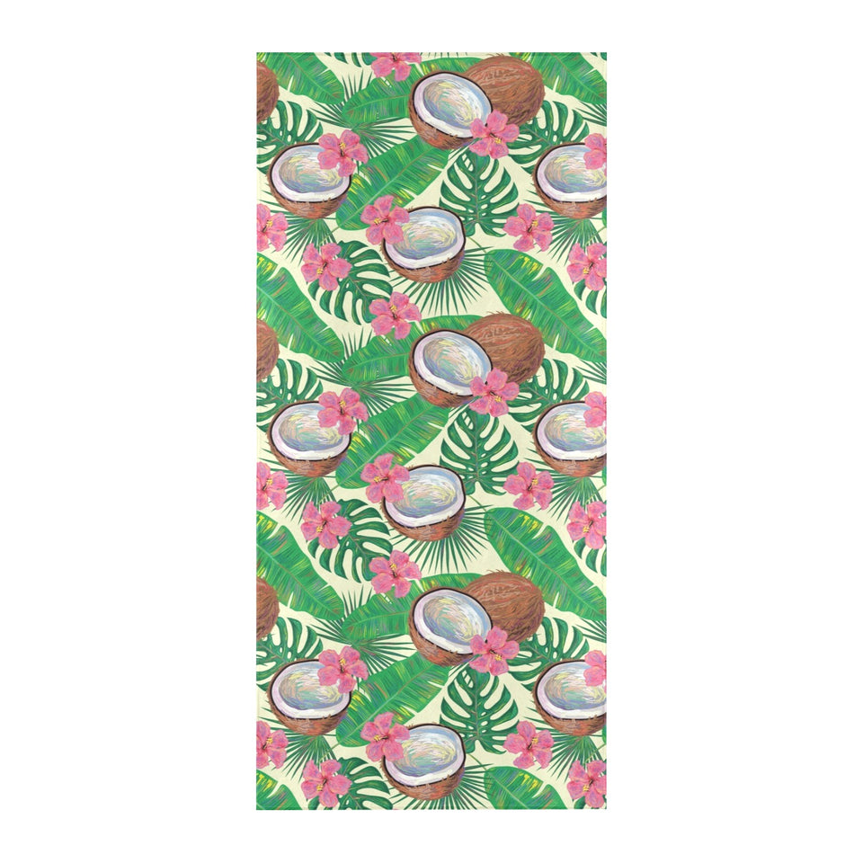 Coconut Pattern Print Design 01 Beach Towel