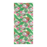 Coconut Pattern Print Design 01 Beach Towel