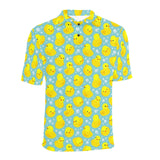 Duck Pattern Print Design 03 Men's All Over Print Polo Shirt