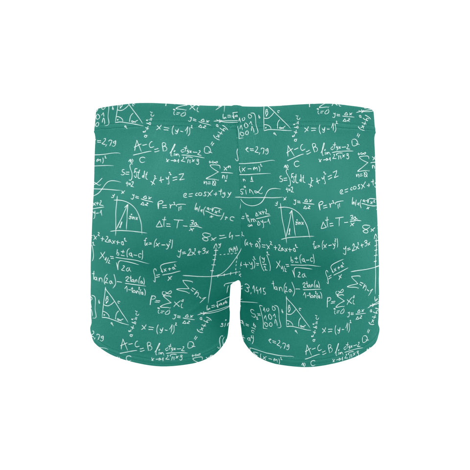 Math Pattern Print Design 01 Men's Swimming Trunks