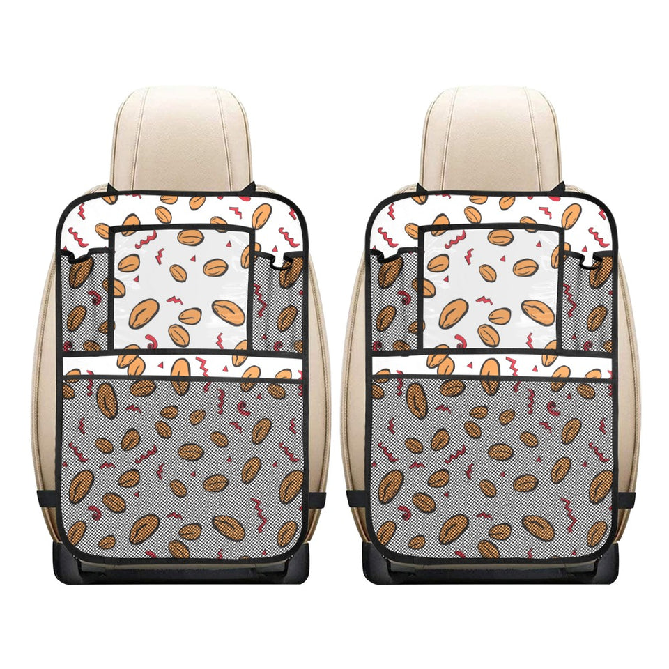peanuts pattern background Car Seat Back Organizer