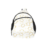 Bread Toast Pattern Print Design 01 All Over Print Chest Bag