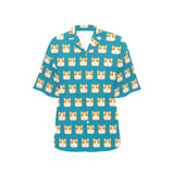 Guinea Pig Pattern Print Design 03 Women's All Over Print Hawaiian Shirt