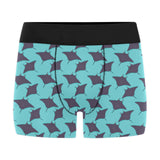 Stingray Pattern Print Design 02 Men's All Over Print Boxer Briefs Men's Underwear