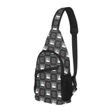 Piano Pattern Print Design 05 All Over Print Chest Bag