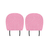 Sweet candy pink background Car Headrest Cover