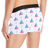 Sailboat anchor pattern Men's All Over Print Boxer Briefs Men's Underwear