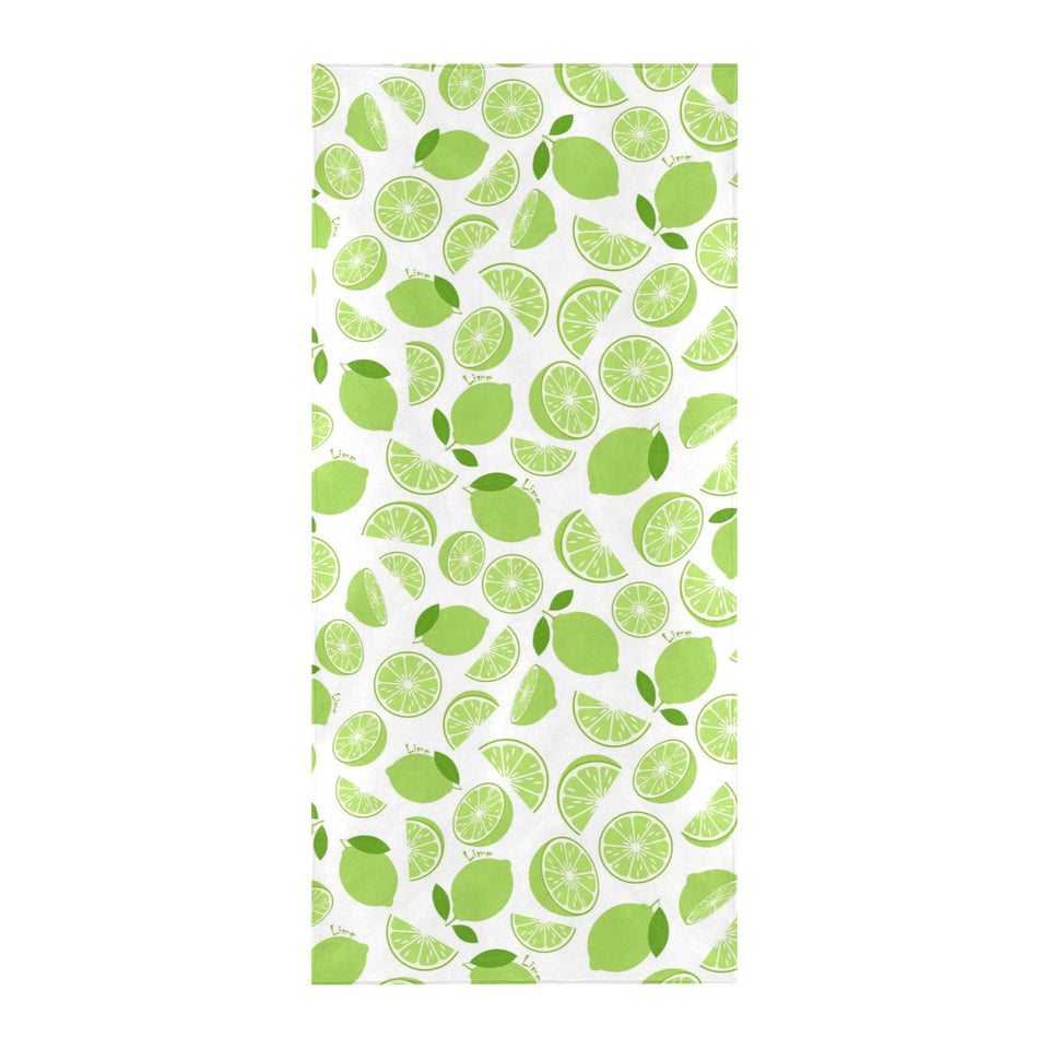 Lime design pattern Beach Towel